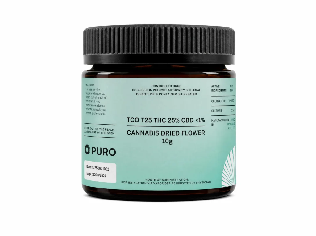 Photo of a jar of Tropical Cooler flower